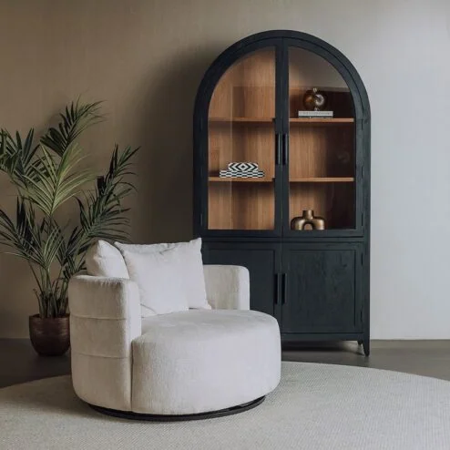 Bolza Fauteuil ivory stof