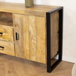 Britt Dressoir 2 deuren 2 lades Mangohout 160cm