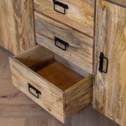 Britt Dressoir 3 deuren 3 lades Mangohout 200cm