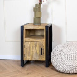 Britt Nachtkastje naturel deur rechts 45cm