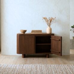 Jessy Smal Dressoir Walnoot 100cm