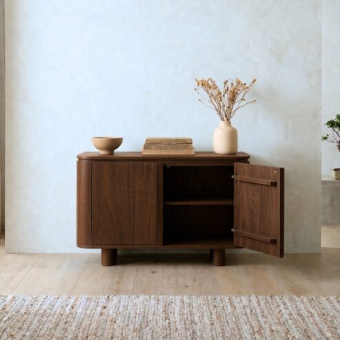 Jessy Smal Dressoir Walnoot 100cm