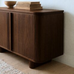 Jessy Smal Dressoir Walnoot 100cm