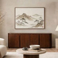 Dressoir Yama walnoot | 205cm