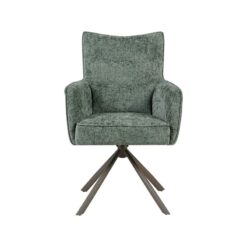 Dubai Eetkamerstoel Hunter met Bronze poot