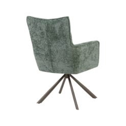 Dubai Eetkamerstoel Hunter met Bronze poot