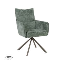 Dubai Eetkamerstoel Hunter met Bronze poot