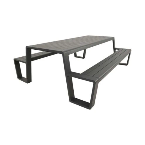 Estilo Picknickset antraciet 220cm