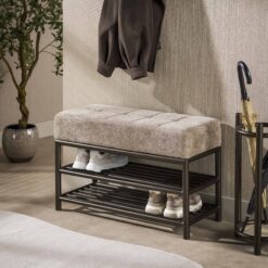 Fenna Schoenenbank Bruin|Zand 86cm