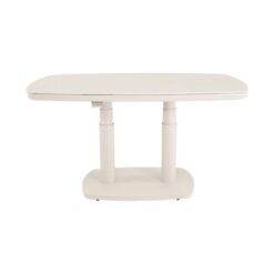 Geneva Loungetafel verstelbaar Deens ovaal beige 135cm