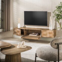 Jasmina Zwevend Tv meubel Mangohout 160cm