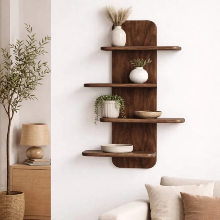 Juul Wandrek 4 planken walnoot