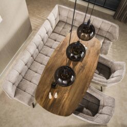 Kelly Hoekbank Rechts Hoven Zand-bruin 230cm