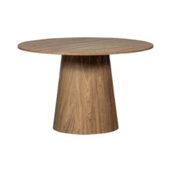 Maan Eettafel Rond MDF Walnoot 120cm