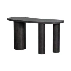 Maan Sidetable Organisch MDF Donkerbruin 150cm