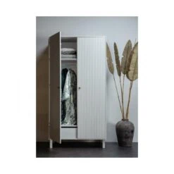 Madu Garderobekast Dennenhout Wolkengrijs 100cm