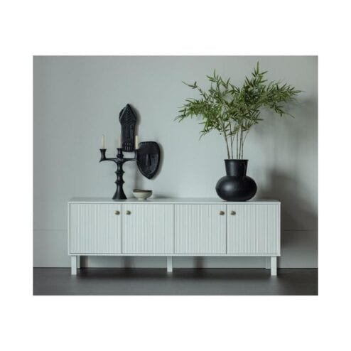 Madu TV Meubel Dennenhout Wolkengrijs 160cm