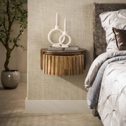 Malibu Nachtkastje Zwevend Mangohout 40cm