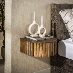 Malibu Nachtkastje Zwevend Mangohout 40cm