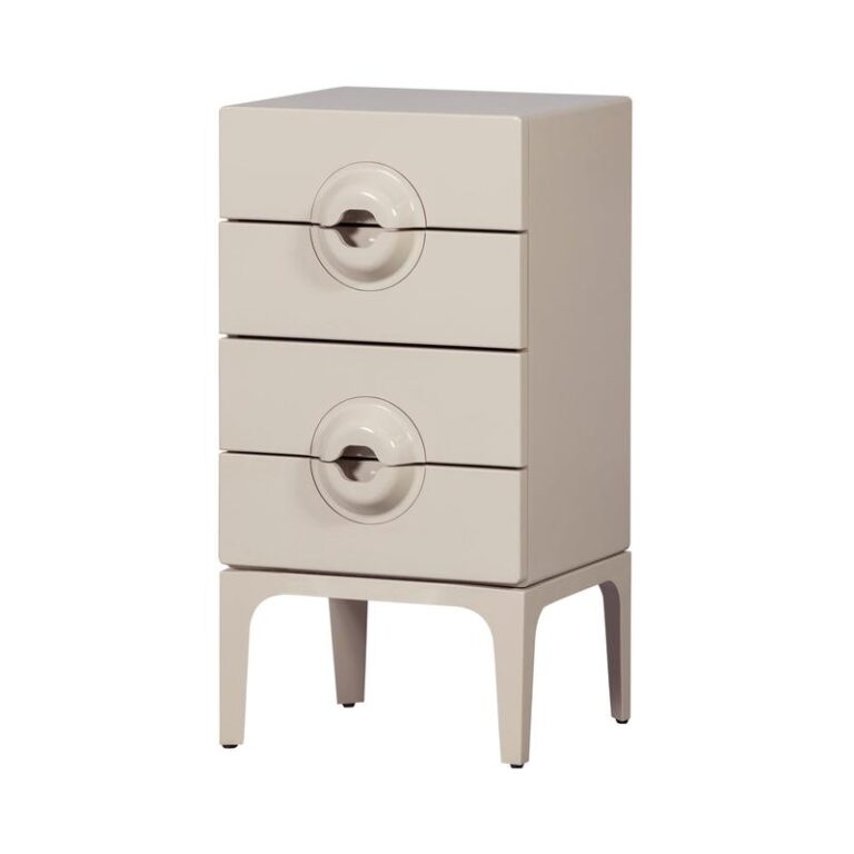 Merge Ladekast 4 Lades Eucalyptushout Greige 44cm