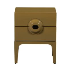 Merge Nachtkastje 2 Lades Eucalyptushout Honinggeel 44cm