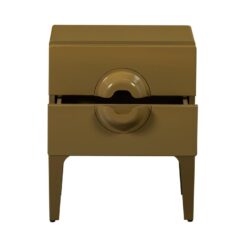 Merge Nachtkastje 2 Lades Eucalyptushout Honinggeel 44cm