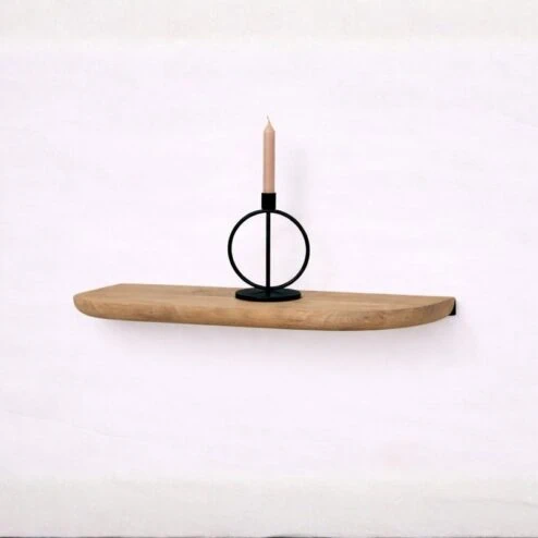 Mette Wandplank zwevend Naturel 40cm