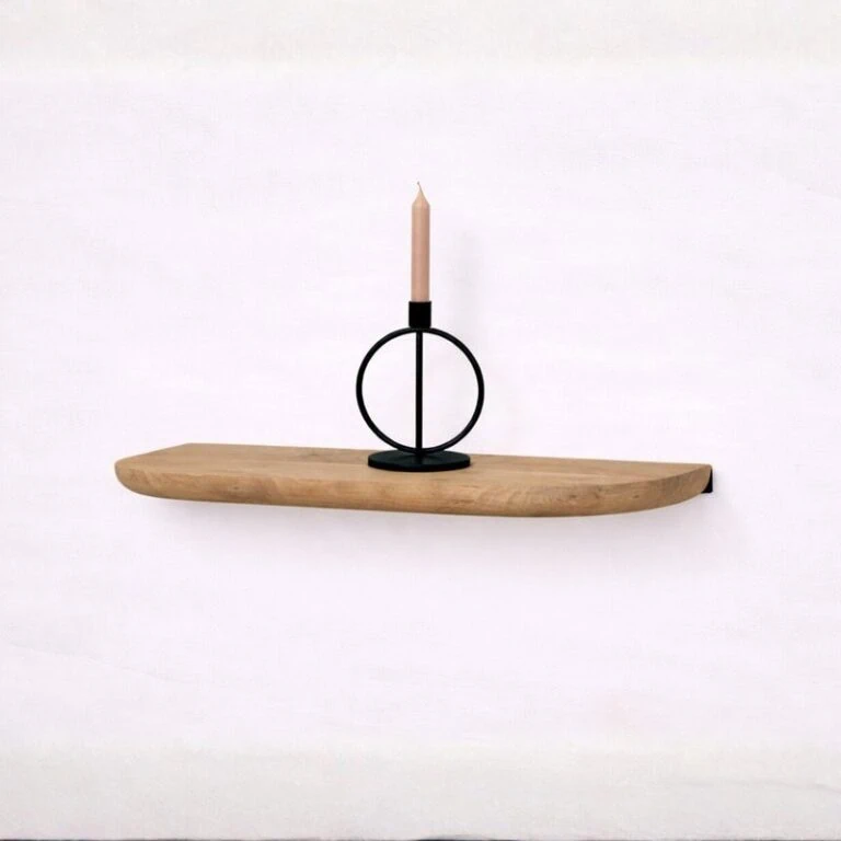 Mette Wandplank zwevend Naturel 40cm