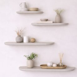 Mette Wandplank zwevend Zand 120cm