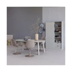 Mila Schuifdeurkast Dennenhout Dust 120cm