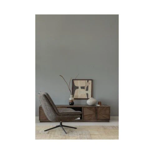 Milaro Draaifauteuil Bruin Melange