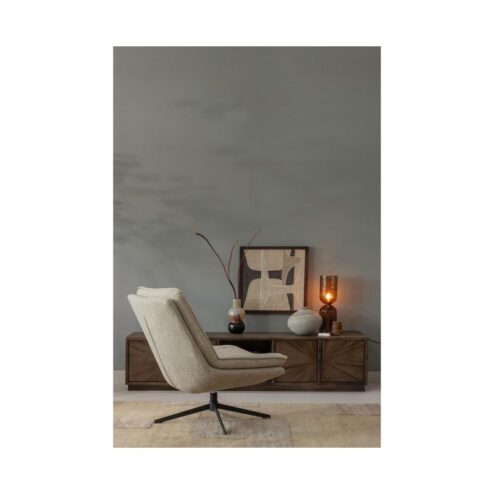 Milaro Draaifauteuil Naturel Melange