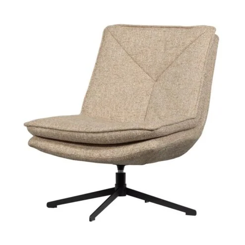 Milaro Draaifauteuil Naturel Melange