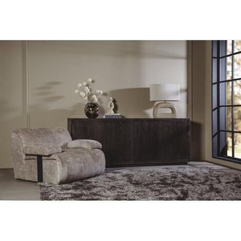 Mincio Dressoir bruin eikenfineer 220cm