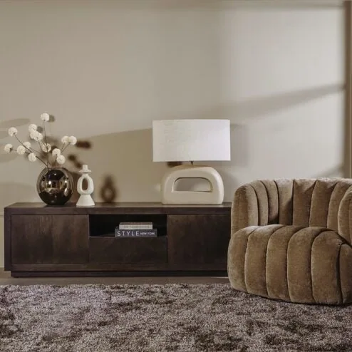 Mincio Tv meubel bruin eikenfineer 176cm