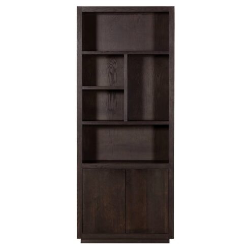 Mincio Vakkenkast bruin eikenfineer 90cm