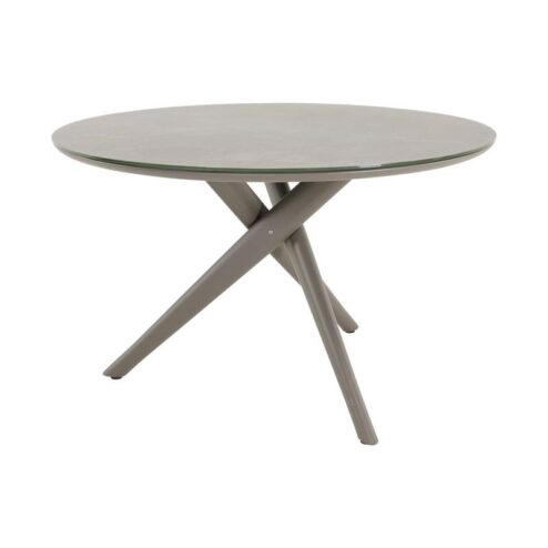 Mojito Tuintafel Rond keramisch taupe 120cm