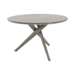 Mojito Tuintafel Rond keramisch taupe 120cm