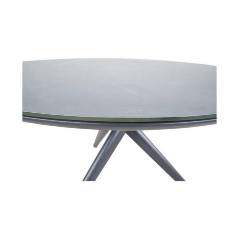 Mojito Tuintafel Rond keramisch zwart 120cm