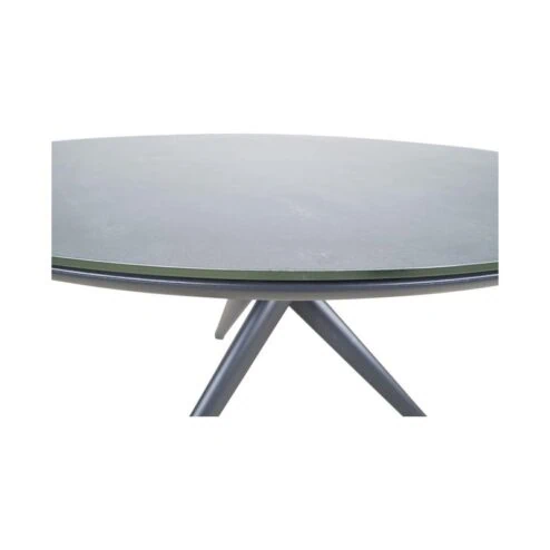 Mojito Tuintafel Rond keramisch zwart 120cm