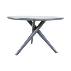 Mojito Tuintafel Rond keramisch zwart 120cm