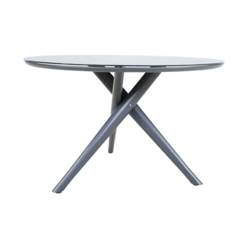 Mojito Tuintafel Rond keramisch zwart 120cm