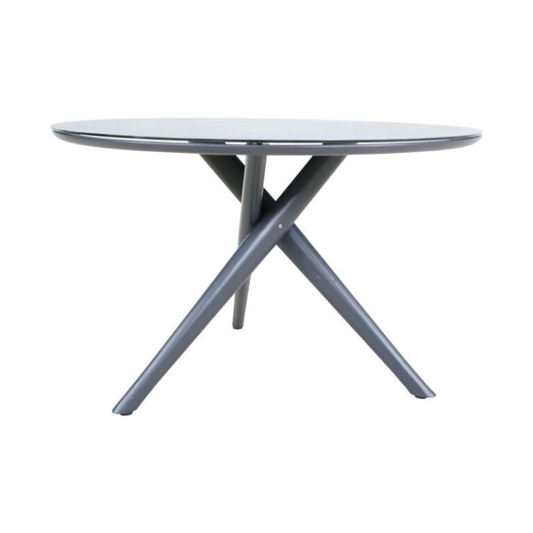 Mojito Tuintafel Rond keramisch zwart 120cm