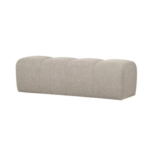 Mojo Eetkamerbank Bouclé Beige Melange 164cm