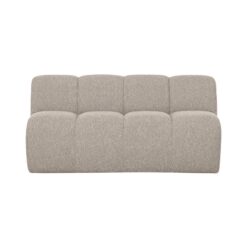 Mojo Eetkamerbank Met Rugleuning Bouclé Beige Melange 164cm