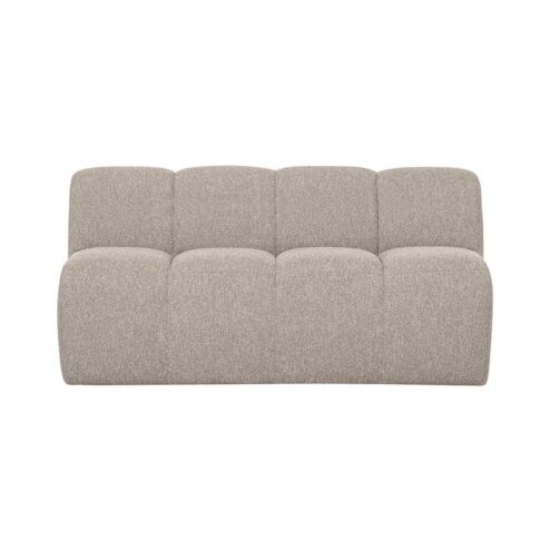 Mojo Eetkamerbank Met Rugleuning Bouclé Beige Melange 164cm