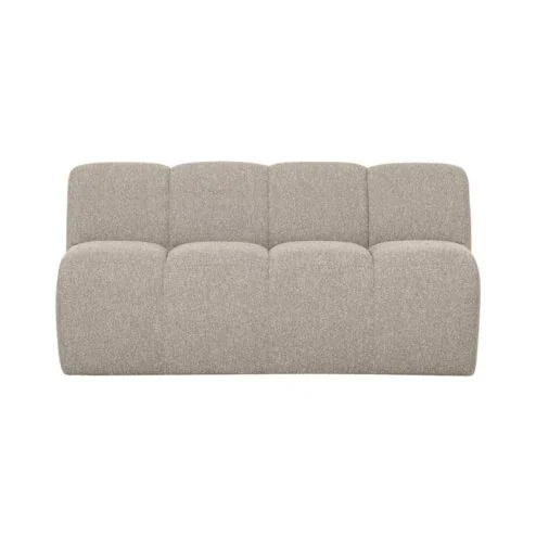 Mojo Eetkamerbank Met Rugleuning Bouclé Beige Melange 164cm