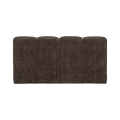 Mojo Eetkamerbank Met Rugleuning Ribstof Bruin 164cm (2)