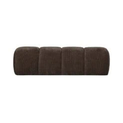 Mojo Eetkamerbank Ribstof Bruin 164cm (1)