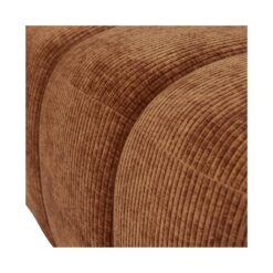 Mojo Eetkamerbank Ribstof Roestbruin 164cm